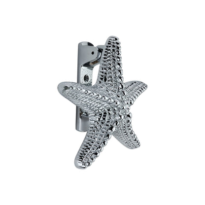 Starfish Door Knocker Polished Chrome