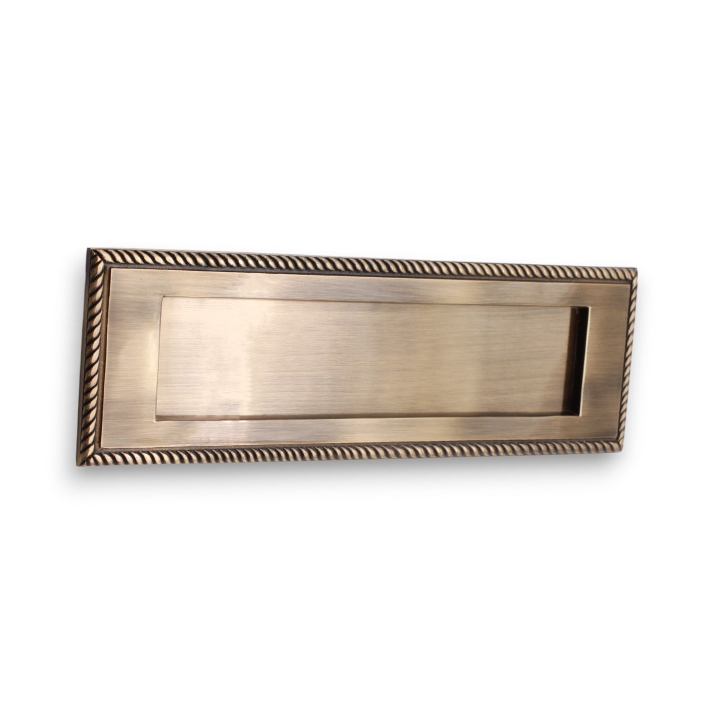 Georgian Letter Plate 250mm Antique Brass