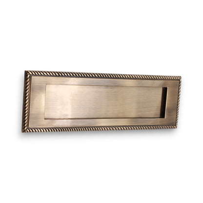 Georgian Letter Plate 250mm Antique Brass