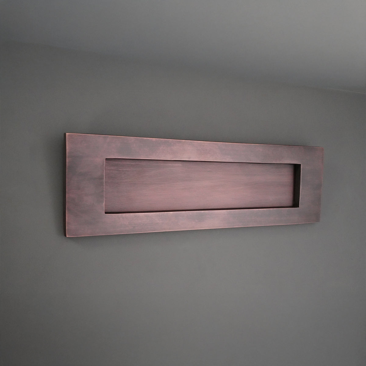 Victorian Letter Plate 250mm Aged Bronze