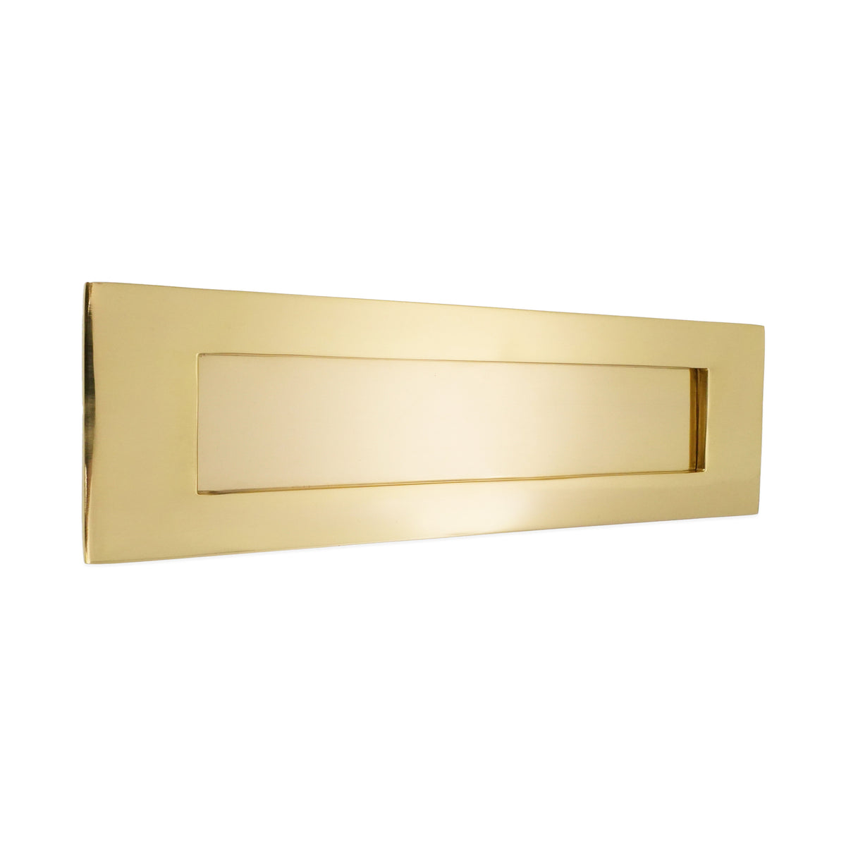 Victorian Letter Plate 250mm Polished Brass