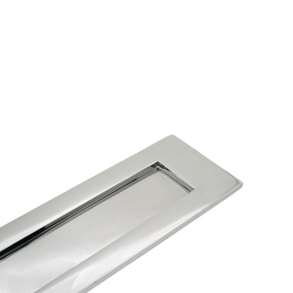 Victorian Letter Plate 250mm Polished Chrome