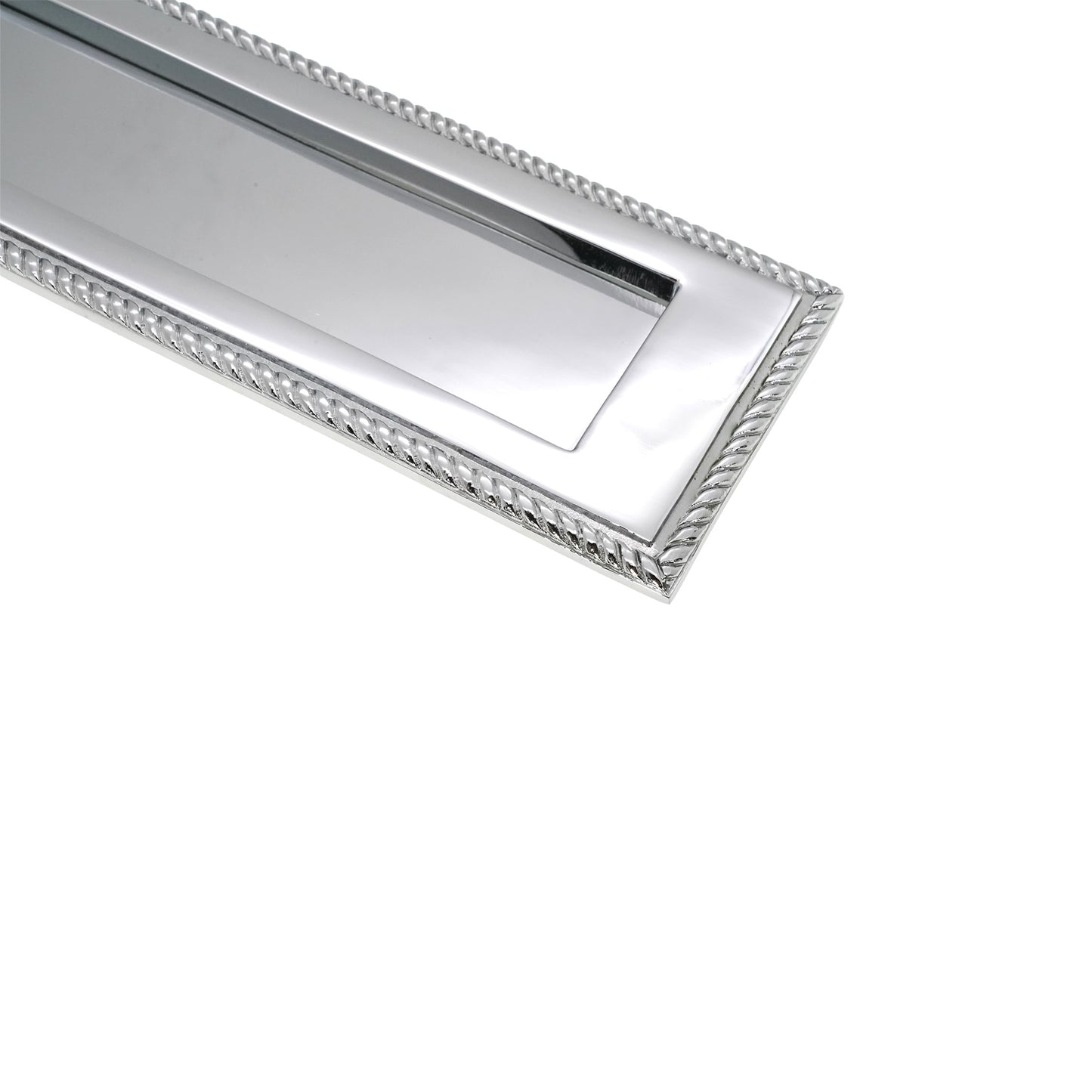 Georgian Letter Plate 250mm Polished Chrome
