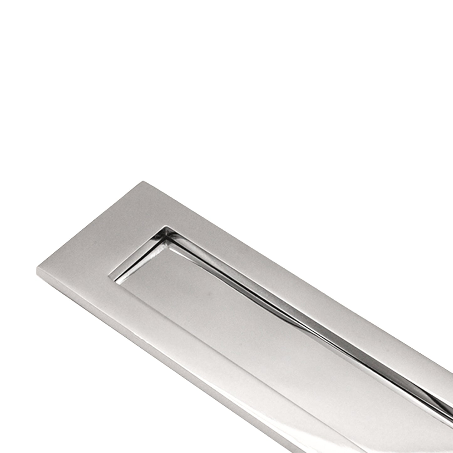 Victorian Letter Plate 300mm Polished Chrome