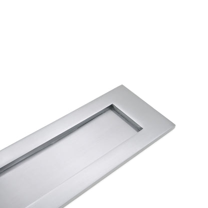 Victorian Letter Plate 300mm Satin Chrome