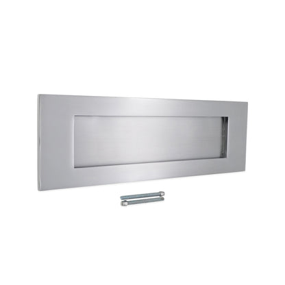 Victorian Letter Plate 300mm Satin Chrome