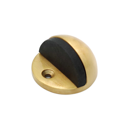 Half Moon Door Stopper Satin Brass