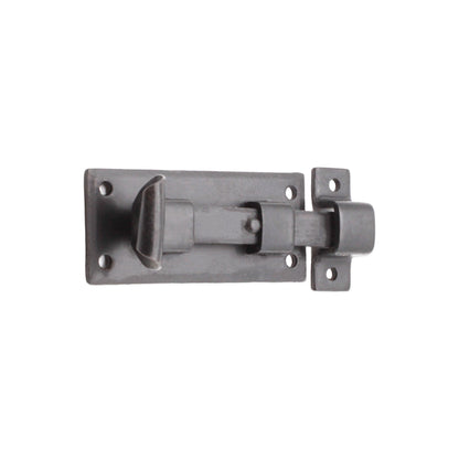 Straight Flush Bolt 4" - 100mm Beeswax