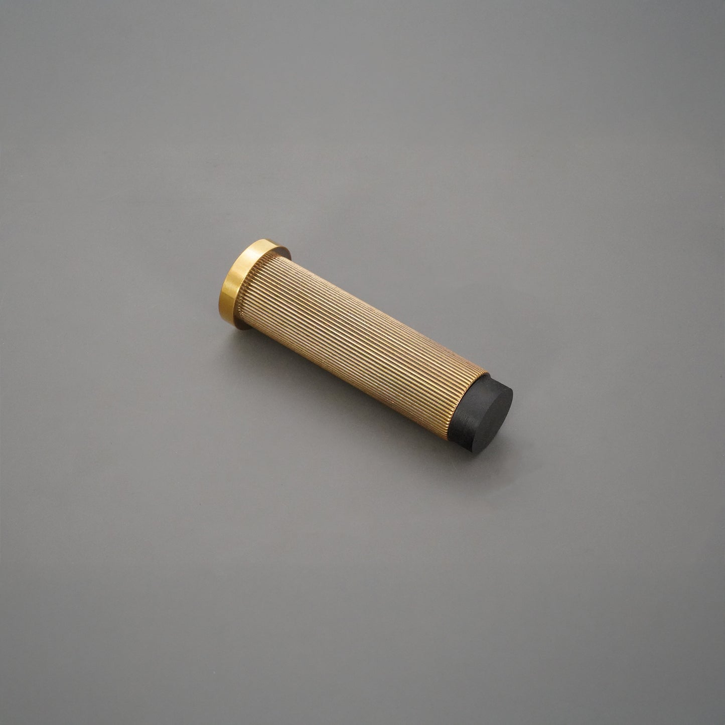 Connaught Linear Door Stopper Aged Brass
