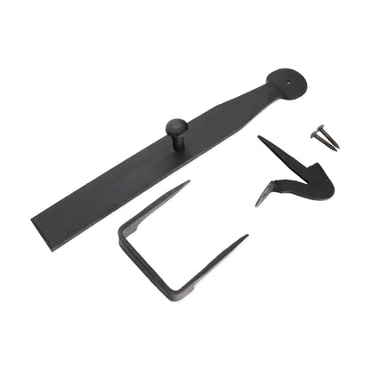 Iron Door Latch Set Beeswax