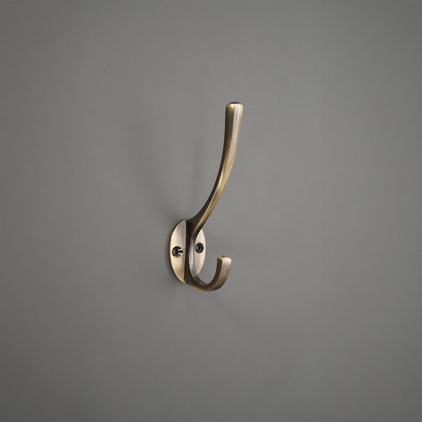 Victorian Coat Hook 115mm Antique Brass