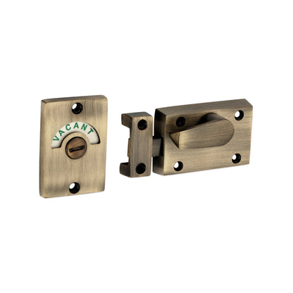 Indicator Bolt Latch Antique Brass
