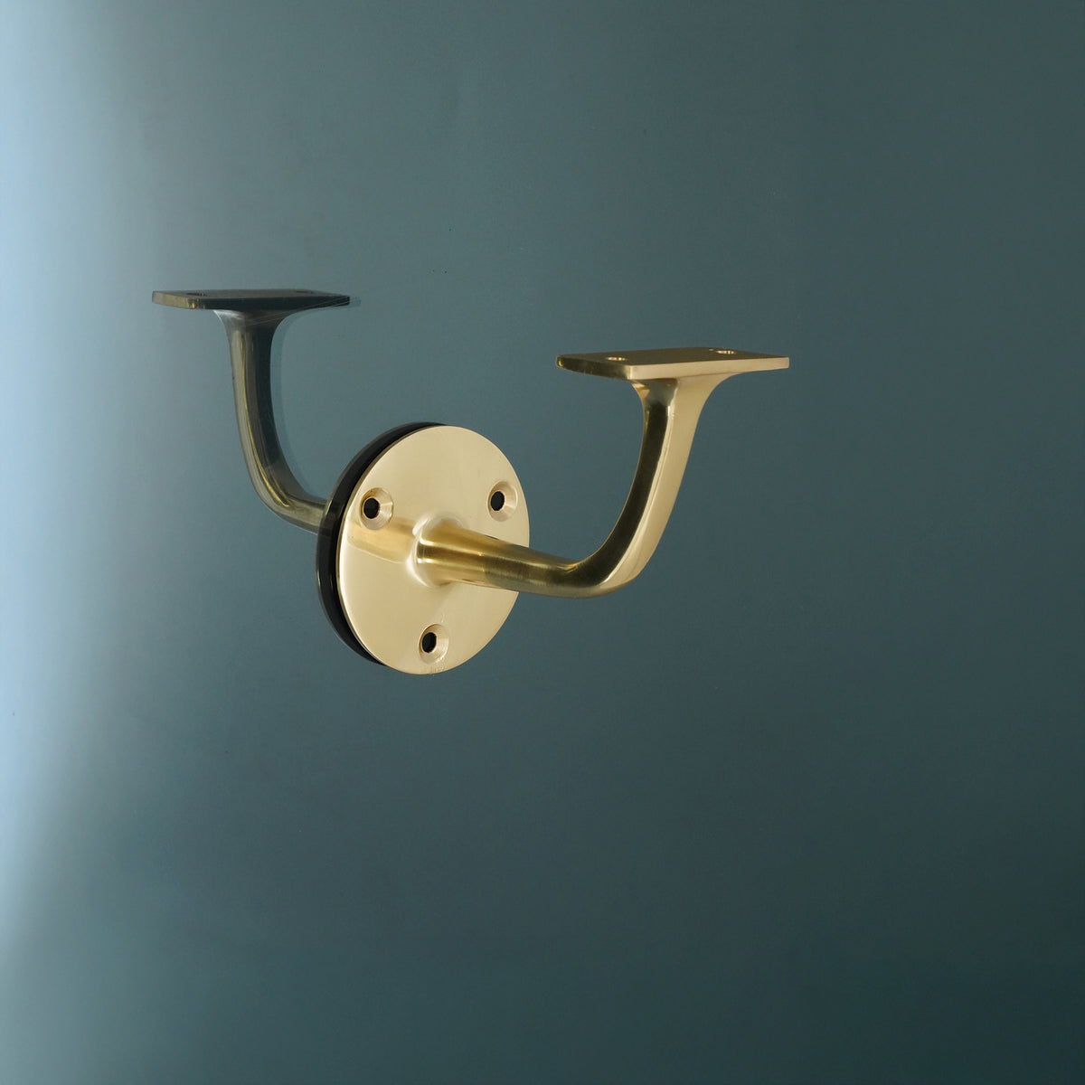 Brass Handrail Bracket Polished Brass