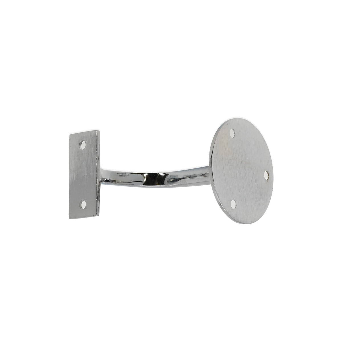 Brass Handrail Bracket Polished Chrome