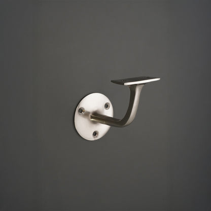 Brass Handrail Bracket Satin Nickel