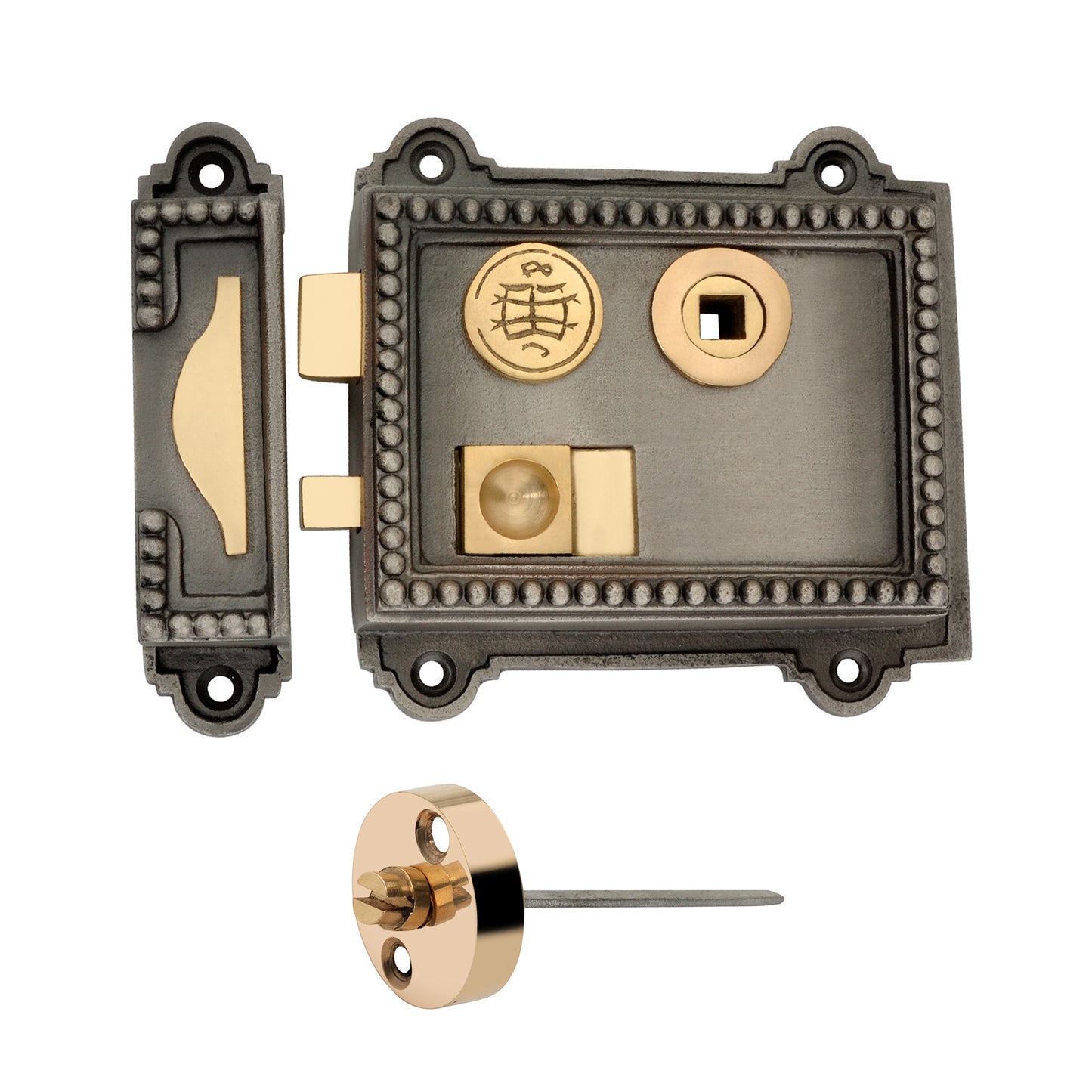 Regency Rim Latch Pewter