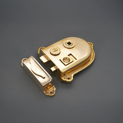Cromwell Rim Latch Polished Brass