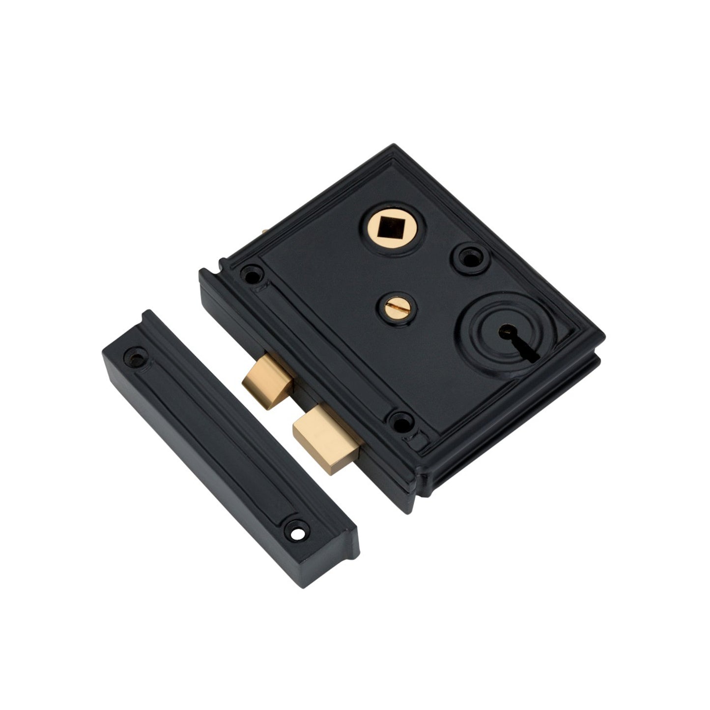 Vertical Rim Lock Black