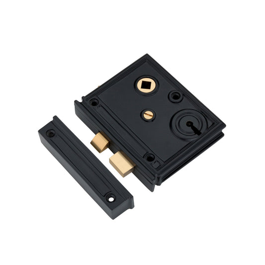Vertical Rim Lock Black