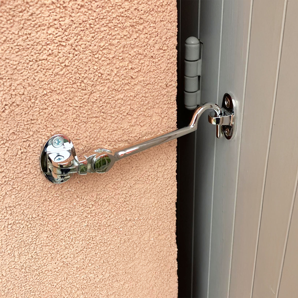 Silent Cabin Hook 4" - 100mm Polished Chrome