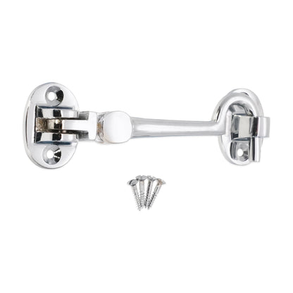 Silent Cabin Hook 4" - 100mm Polished Chrome