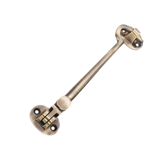 Silent Cabin Hook 6" - 150mm Antique Brass