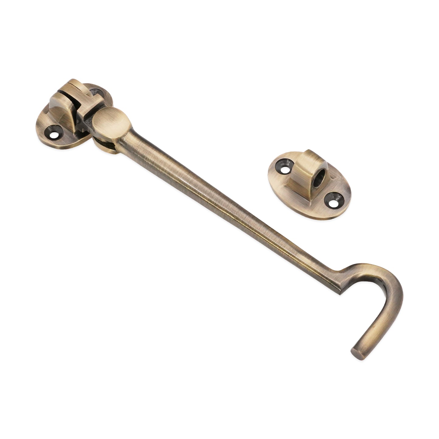 Silent Cabin Hook 6" - 150mm Antique Brass