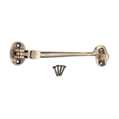 Silent Cabin Hook 6" - 150mm Antique Brass