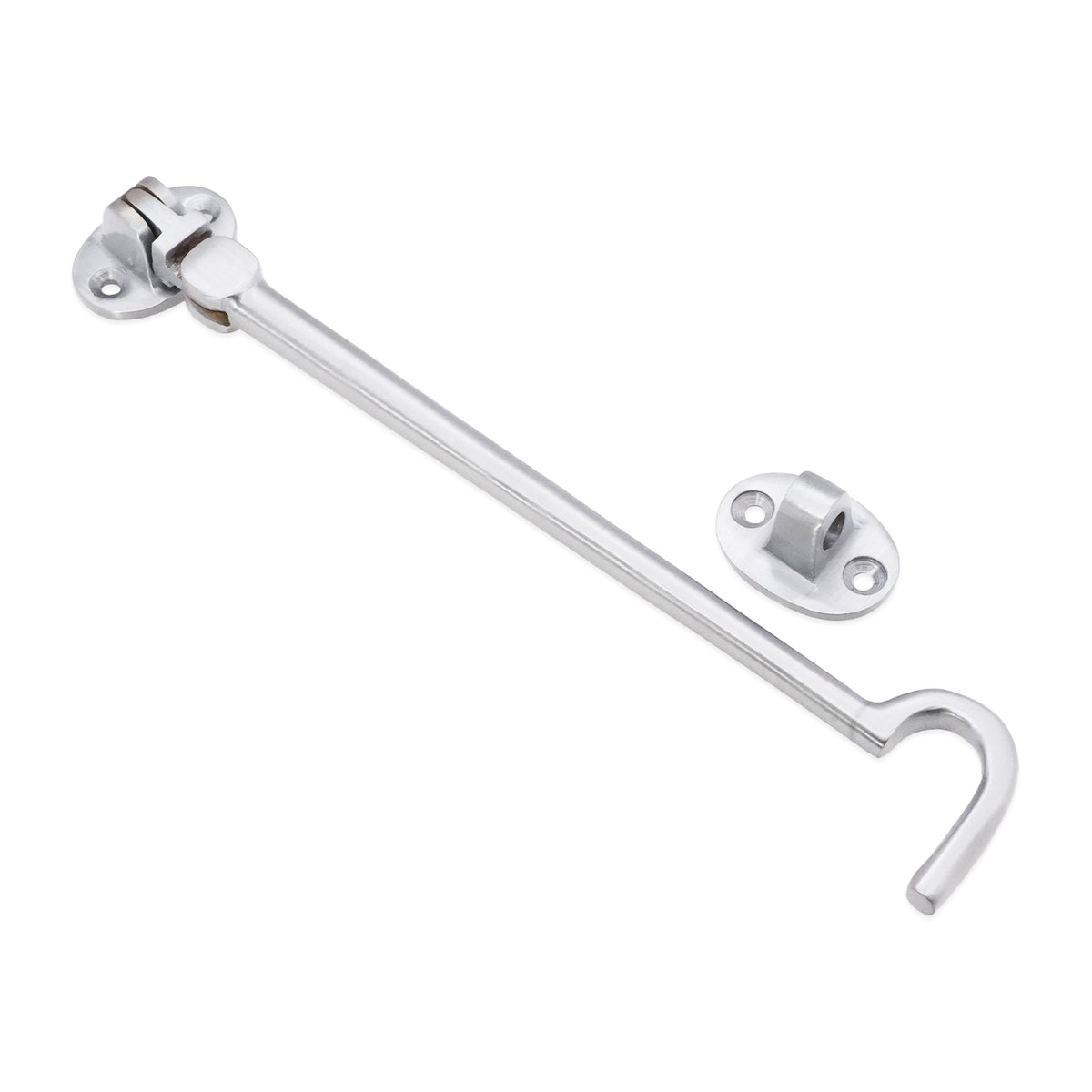 Silent Cabin Hook 8" -  200mm Satin Chrome