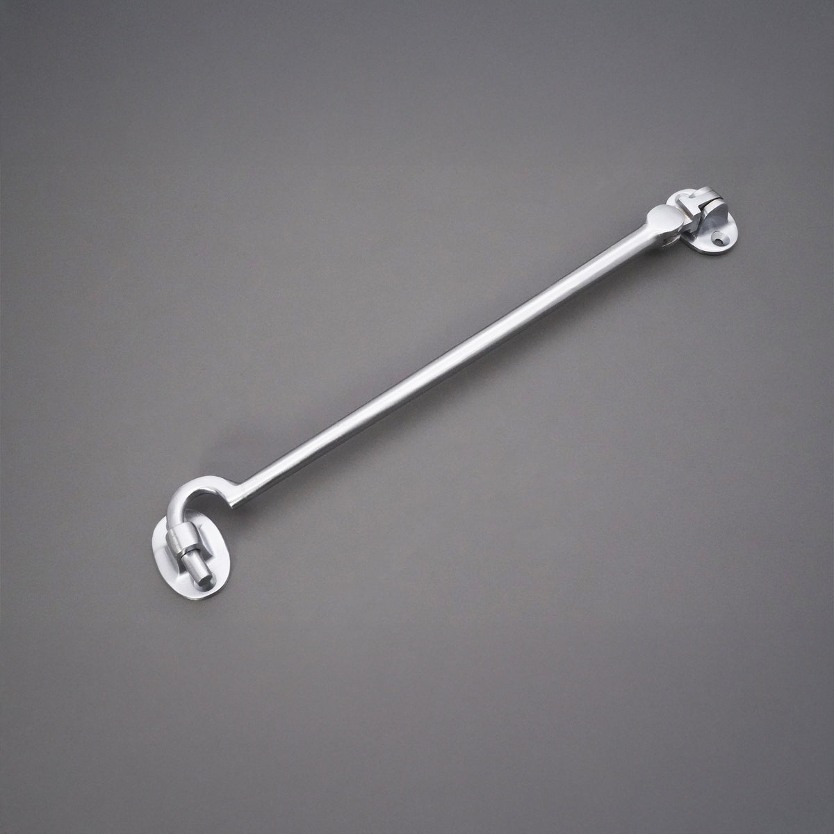 Silent Cabin Hook 10" - 250mm Satin Chrome