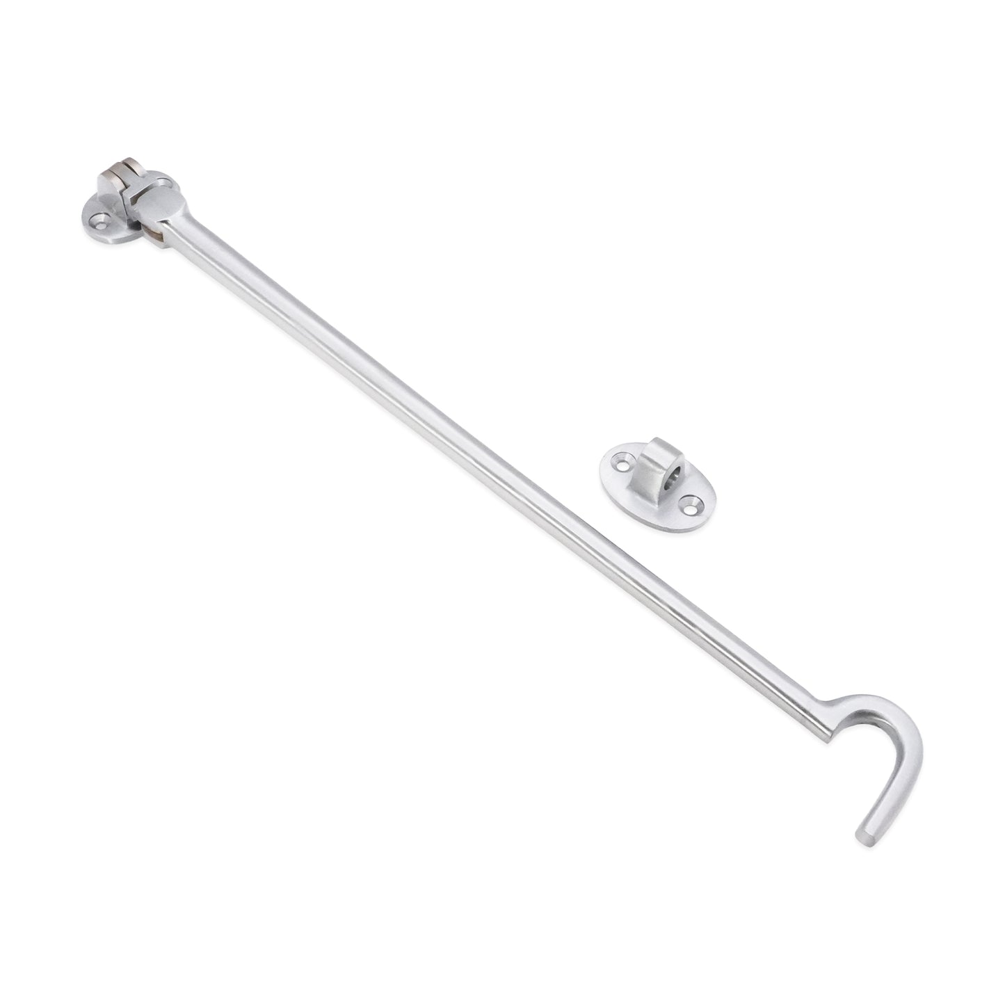 Silent Cabin Hook 12" - 300mm Satin Chrome