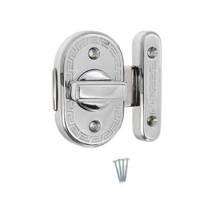 Delta Bathroom Latch Big Polished Chrome