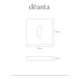 Escutcheon (Pair) Satin Nickel