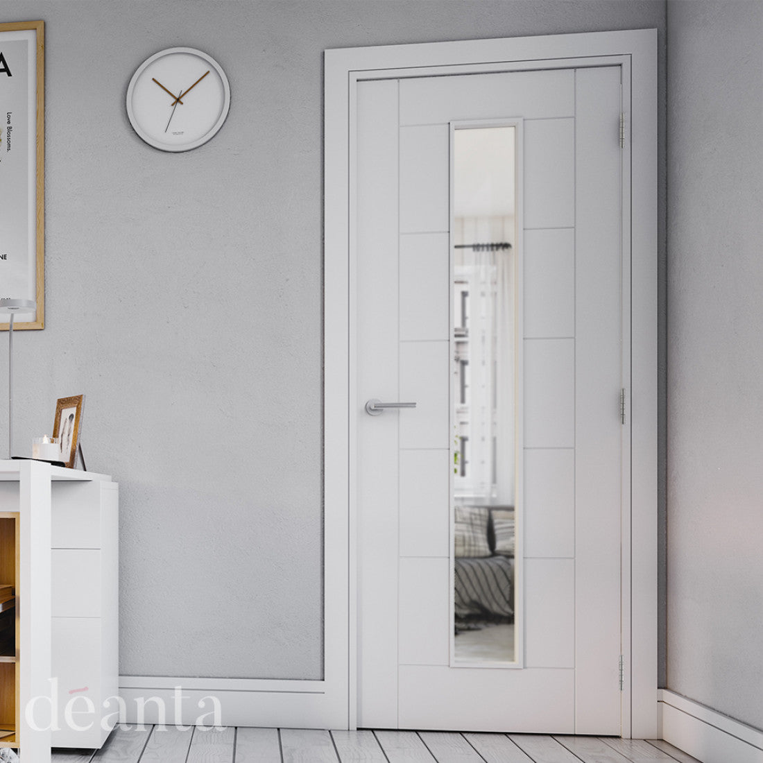 Seville White Primed Glazed 1 Lite life