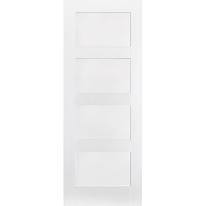Shaker 4P Primed White Fire Door