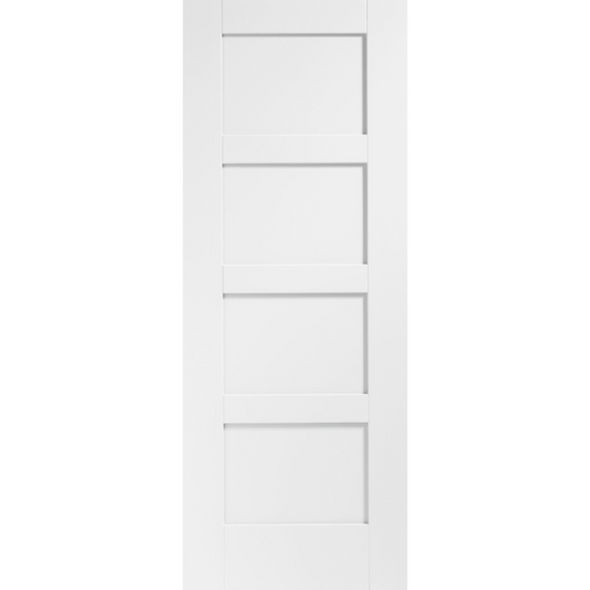 Shaker 4 Panel Internal White Primed