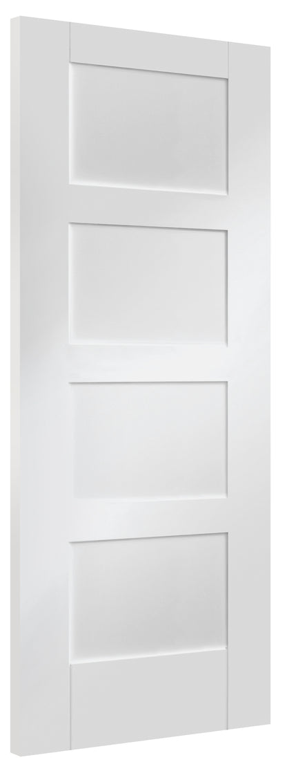 Shaker 4 Panel Internal White Primed Door life