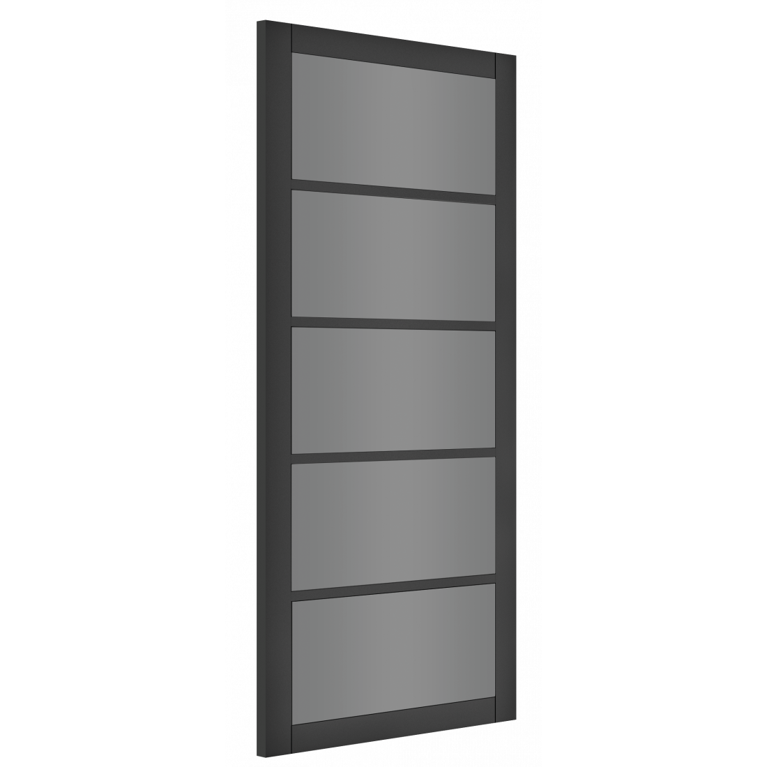 Shoreditch Black Prefinished Tinted Glaze Door Deanta 3d