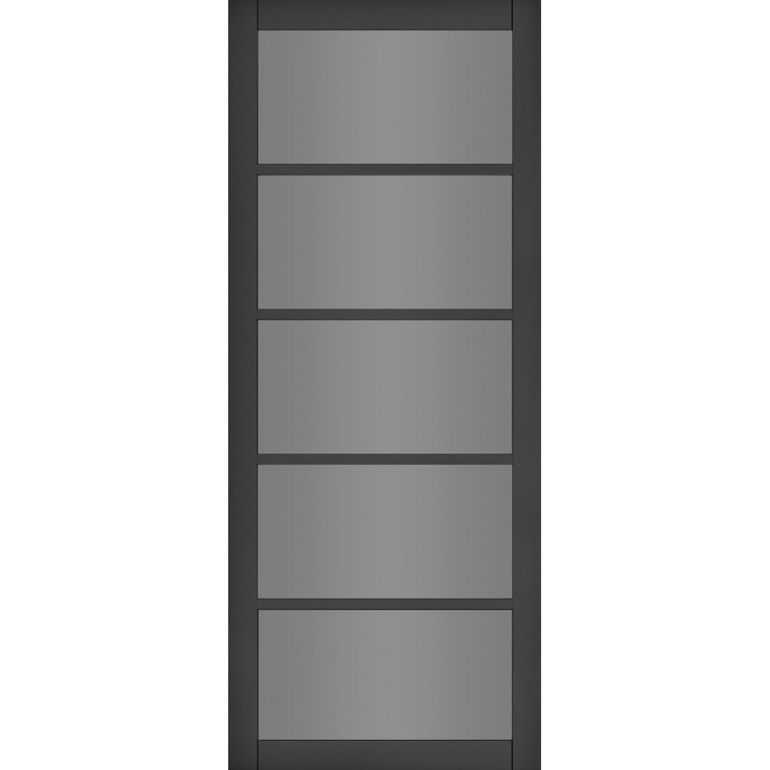 Shoreditch Black Prefinished Tinted Glaze Door Deanta