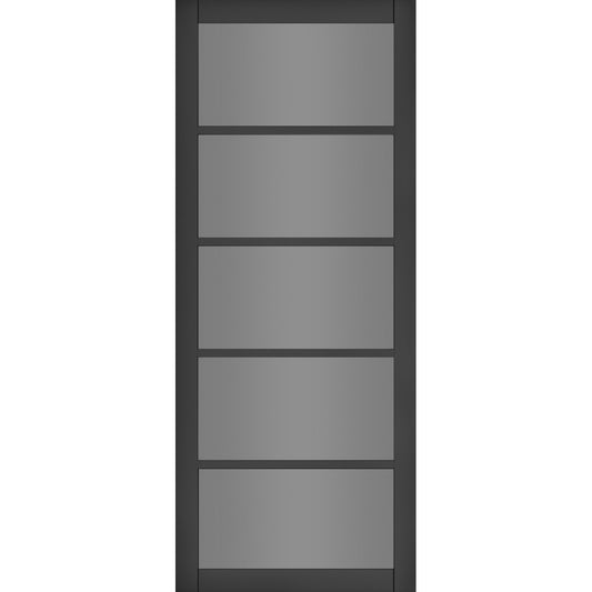 Shoreditch Black Prefinished Tinted Glaze Door Deanta
