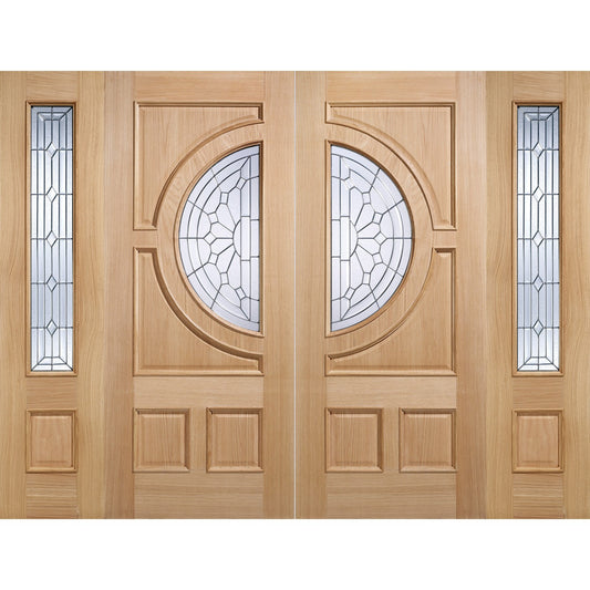 Sidelight 1L Empress Unfinished Oak External Door