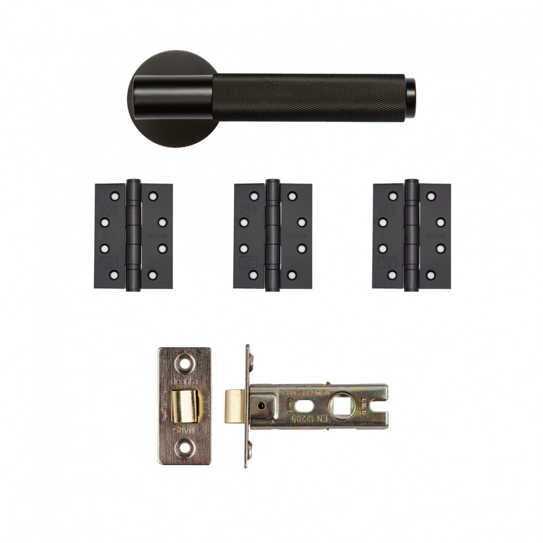 Sparta Latch Kit Matt Black Finish