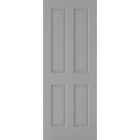 Textured 4P Pre-finished Grey Fire Door