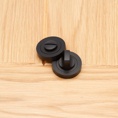 Thumbturn Set Matt Black life