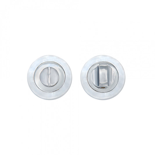 Thumbturn Set Matt Polished Chrome