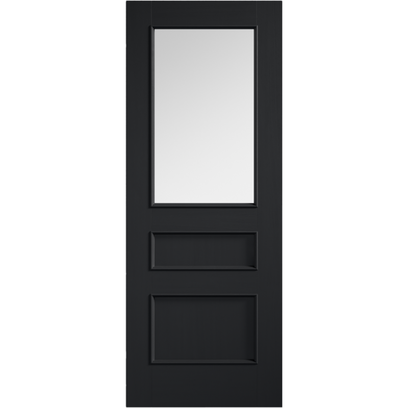 Toledo Glazed Pre-finished Charcoal Black