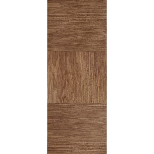Tres Pre-Finished Walnut Fire Door