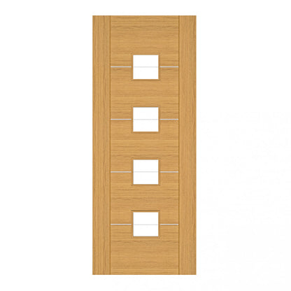 Valencia Prefinished Oak Glazed FSC Internal Door