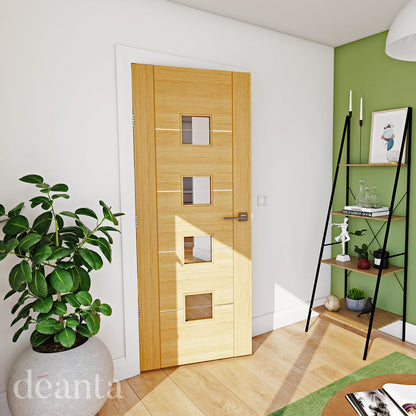 Valencia Prefinished Oak Glazed FSC Internal Door life