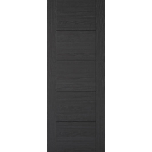 Vancouver 5P Pre-Finished Charcoal Black Fire Door